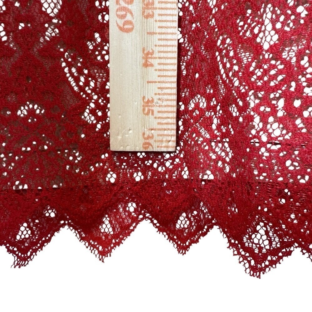 Kensie Red Lace Dress Romantic Feminine Cocktail Party Wedding Formal Size XL - Picture 10 of 10